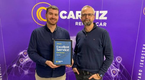 CARWIZ WINS EXCELLENT CAR RENTAL SERVICE AWARD